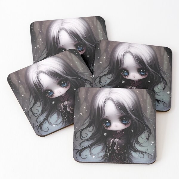 Item preview, Yuki-onna Snow Spirit | Japanese Yokai Art designed and sold by InkAndGloom.