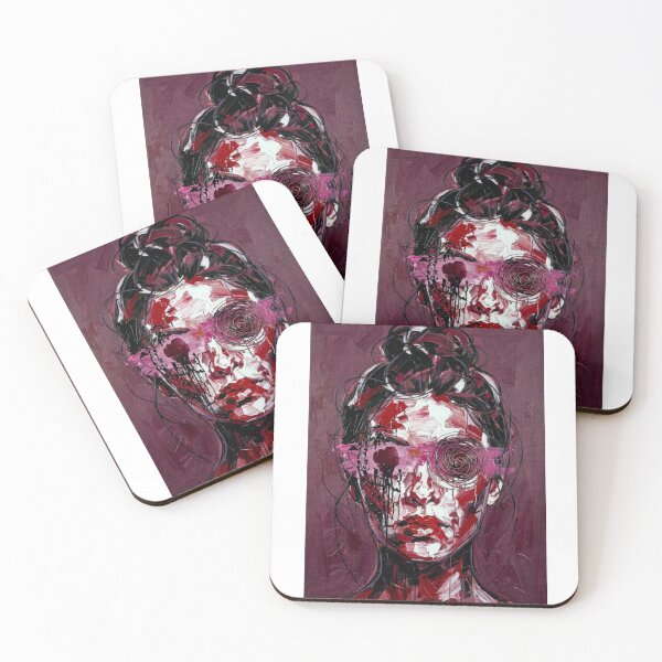 Item preview, Emotional Splatter Portrait of a Woman designed and sold by caracatita75.