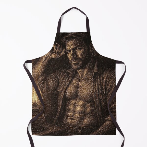Item preview, Gay Daddy 1940s Vintage Meet Me By Lamplight Pointillism Design designed and sold by ItsAKinkThing.