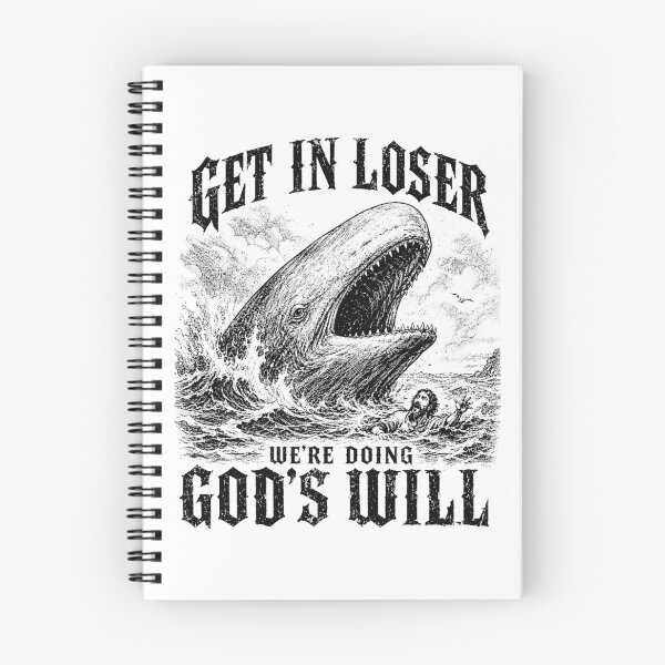 Item preview, Jonah & Whale Bible, Get in Loser We're Doing God's Will designed and sold by will freed18.