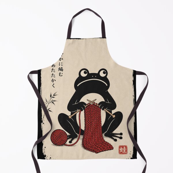 Item preview, Japanese Grumpy Frog Knitting Sewing Cute Crochet designed and sold by will freed18.