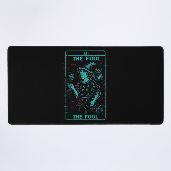 Item preview, Digital Tarot – The Glitched Fool (Neon Glitch Arcana) designed and sold by JupiterGlitchEmpire.