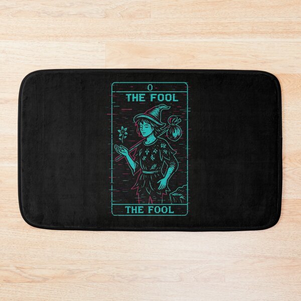 Item preview, Digital Tarot – The Glitched Fool (Neon Glitch Arcana) designed and sold by JupiterGlitchEmpire.