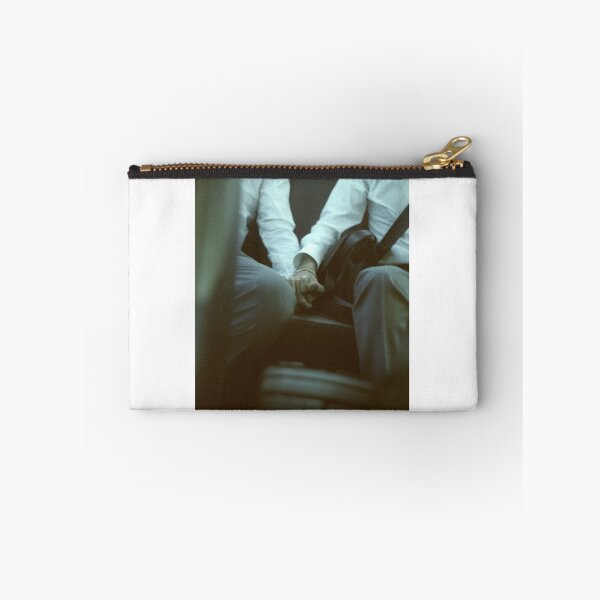 Item preview, Gay wedding grooms hold hands in car c41 film fine art analog lgbt marriage photo designed and sold by edwardolive.