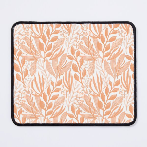 Item preview, Pantone Peach Fuzz Leaf Pattern designed and sold by humnoo.