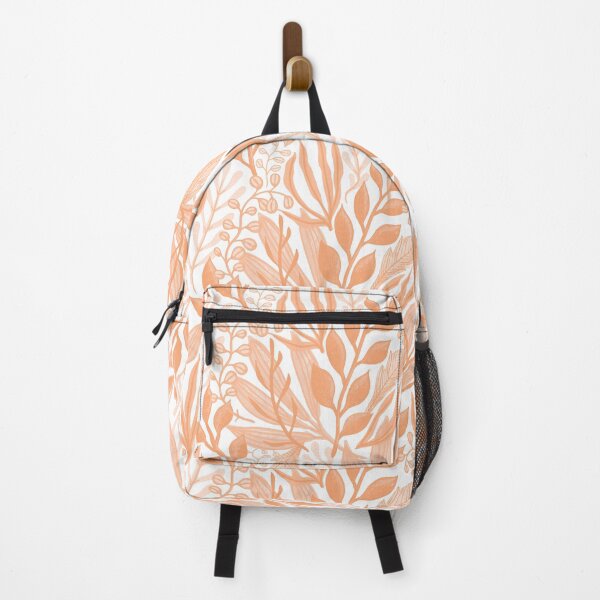 Item preview, Pantone Peach Fuzz Leaf Pattern designed and sold by humnoo.