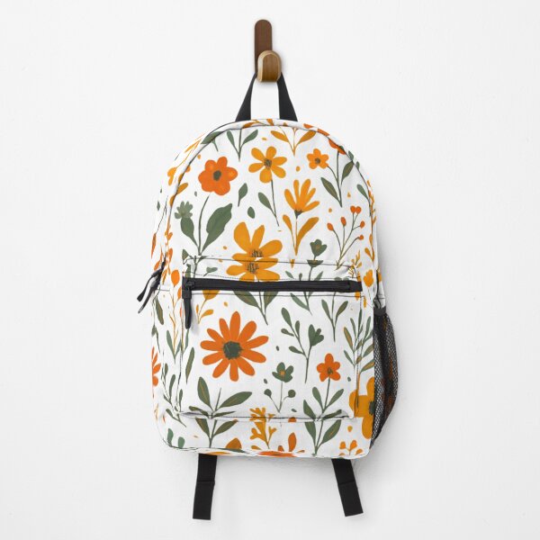 Item preview, Vibrant Orange & Yellow Floral Pattern designed and sold by adlkh.