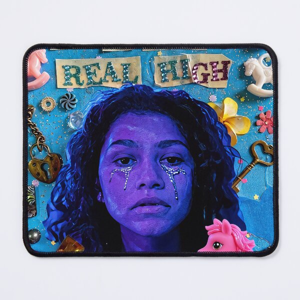 Item preview, Euphoria Rue Real High Mixed Media Art designed and sold by y2kponyclub.