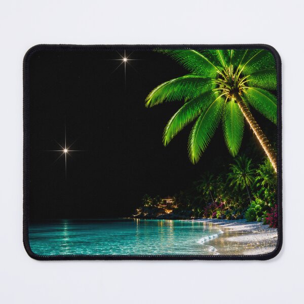 Item preview, Glitter Beach Night Art designed and sold by AureliasDesignStudio.