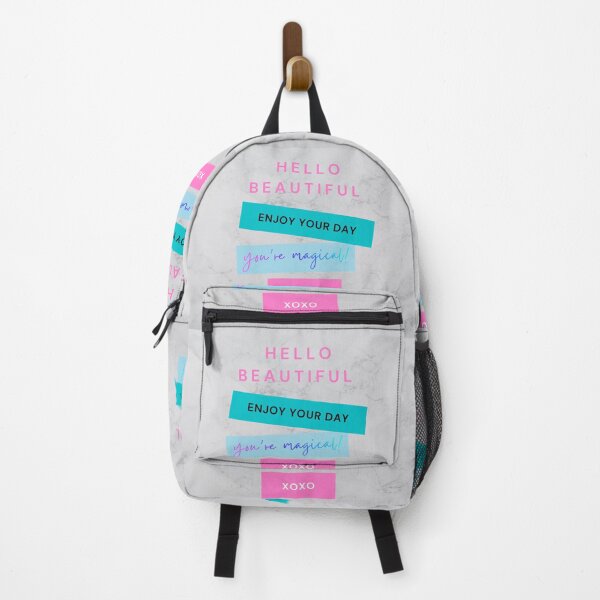 Item preview, HELLO BEAUTIFUL Positive Aesthetic motivation print designed and sold by butterfLydii.