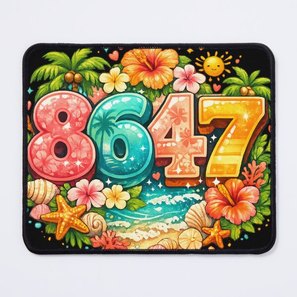Item preview, Funny 86 47 8647 Seashells Sea Shells Summer Beach designed and sold by YourArt7.