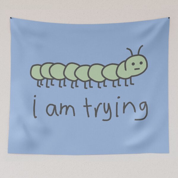 Item preview, Funny Animals Cute Bug I am Trying designed and sold by ellenhenry.