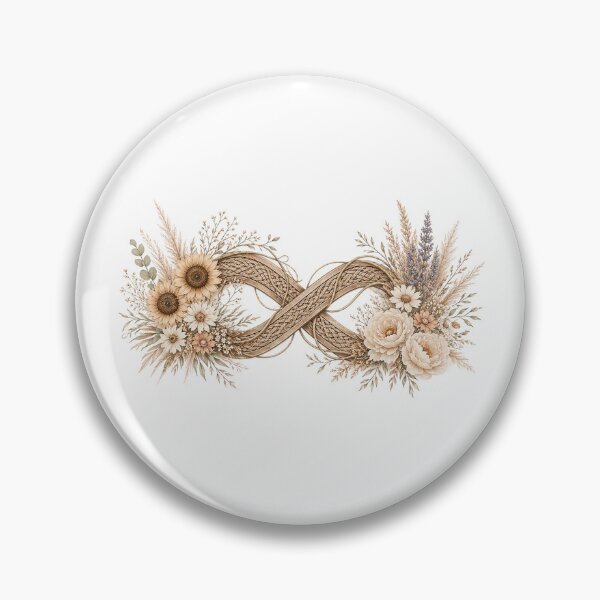 Item preview, Floral Infinity Symbol designed and sold by PetalGarden.