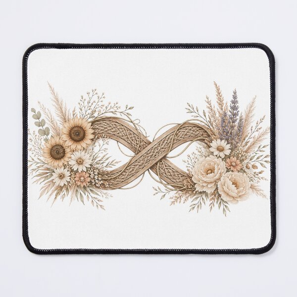 Item preview, Floral Infinity Symbol designed and sold by PetalGarden.