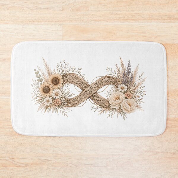 Item preview, Floral Infinity Symbol designed and sold by PetalGarden.
