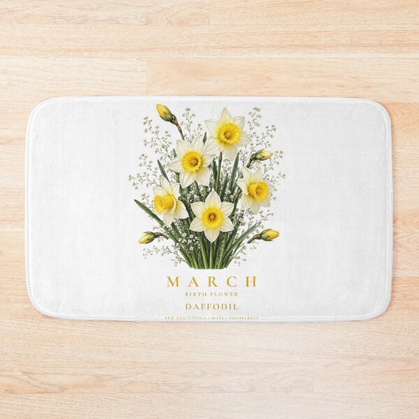 Item preview, March Birth Flower Daffodil T-Shirt | Born to Bloom Birth Month Flower March Daffodil Shirt March Birthday Gift Daffodil Flower Tee designed and sold by Panom Suavichien.