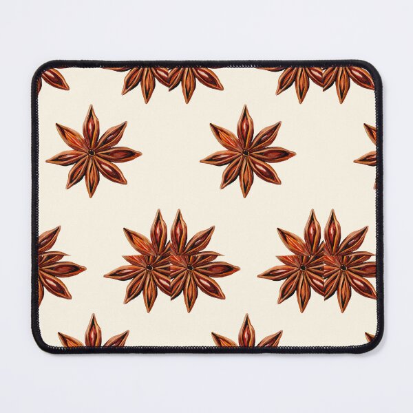 Item preview, Watercolor Star Anise Spice Pattern designed and sold by AestheticNi.