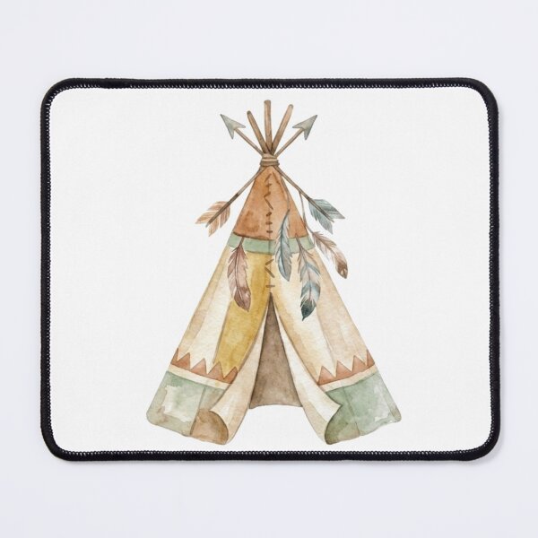 Item preview, Watercolor Tribal Teepee - Baby Nursery Decor - Baby Bodysuit designed and sold by Alma en Cada Detalle.
