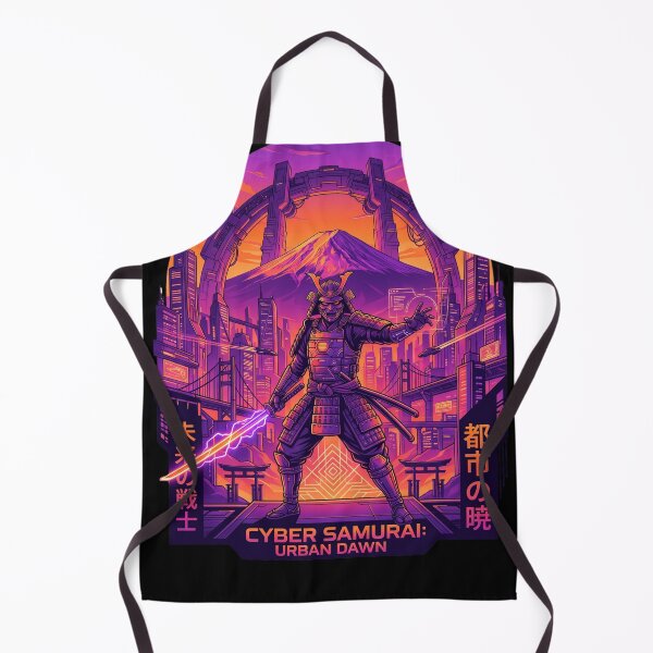 Item preview, Cyberpunk Anime Samurai Sunset – Futuristic Japanese Warrior Streetwear Gift designed and sold by Im-Ara.