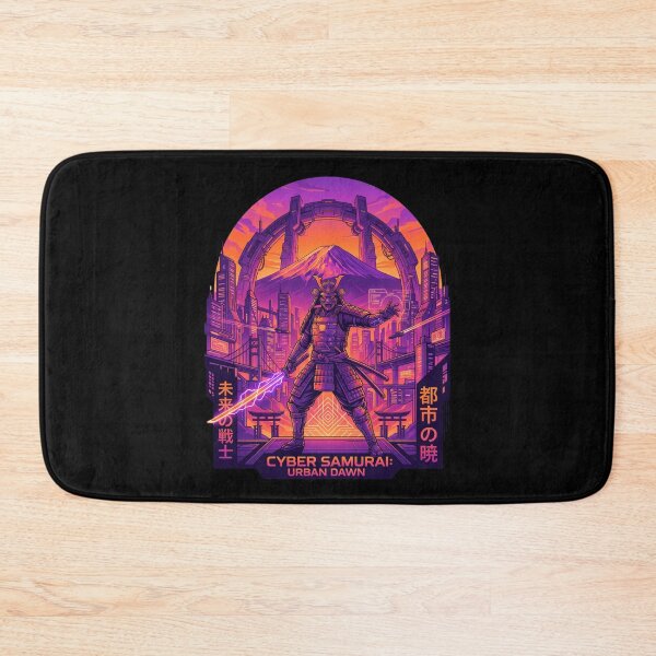 Item preview, Cyberpunk Anime Samurai Sunset – Futuristic Japanese Warrior Streetwear Gift designed and sold by Im-Ara.