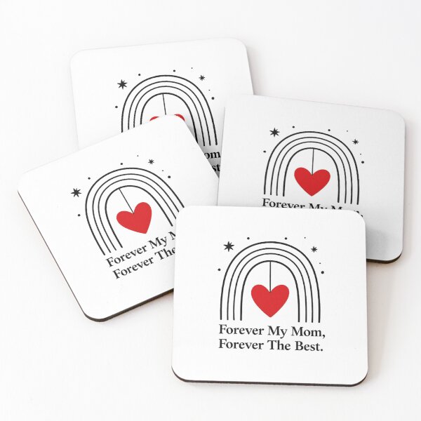 Item preview, Forever My Mom Forever The Best Minimalist Heart designed and sold by artlife4.