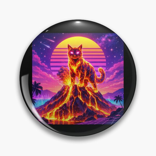 Item preview, retro lava cat designed and sold by mama-creative.