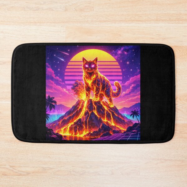 Item preview, retro lava cat designed and sold by mama-creative.