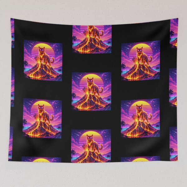 Item preview, retro lava cat designed and sold by mama-creative.
