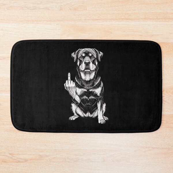 Item preview, Rottweiler Flipping The Bird Dog Art designed and sold by Dmo3HarkoArt.