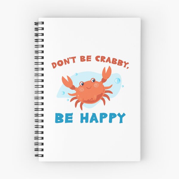 Item preview, Don't Be Crabby, Be Happy designed and sold by CHERRY--SHOP.