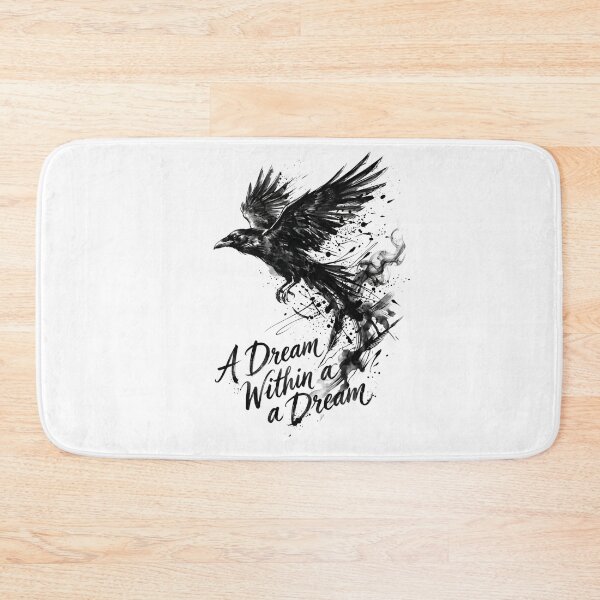 Item preview, A Dream Within a Dream Raven Dark Poetry Gothic Design designed and sold by Fenay Designs.