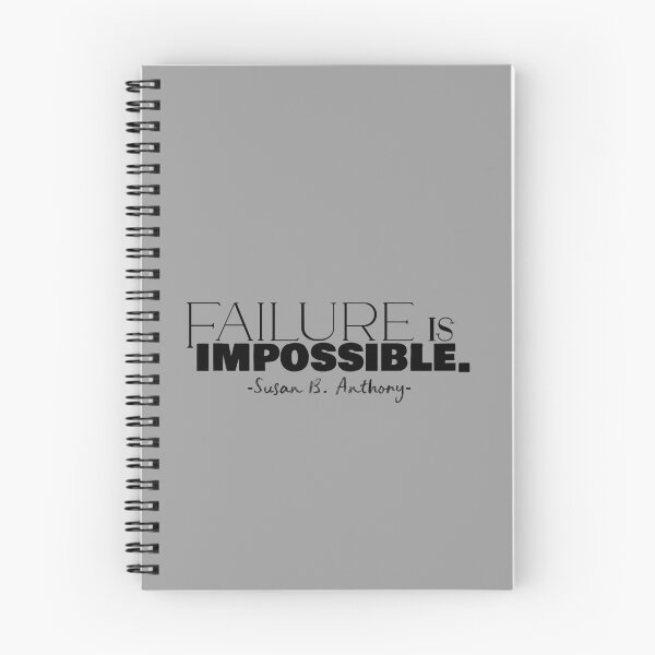 Item preview, Failure is Impossible, motivational quote designed and sold by GiSilver.