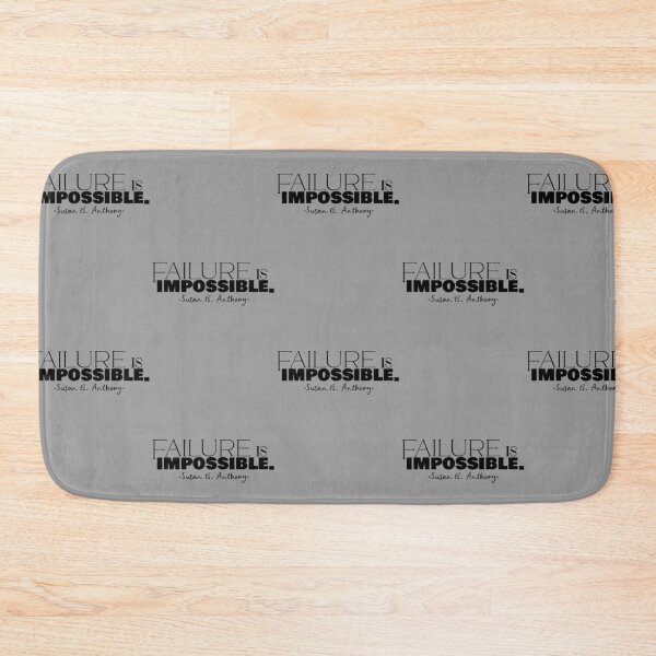 Item preview, Failure is Impossible, motivational quote designed and sold by GiSilver.