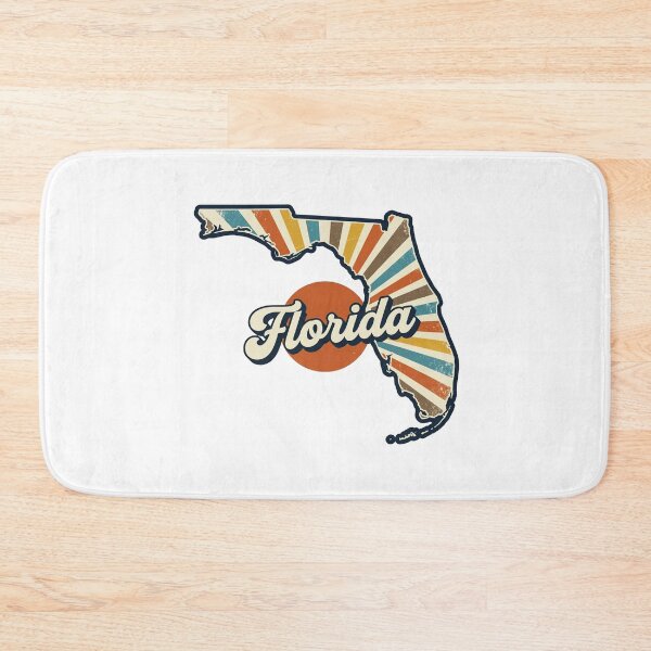 Item preview, Florida Retro Sunset State Silhouette – Vintage Distressed Design designed and sold by Paper Drip.