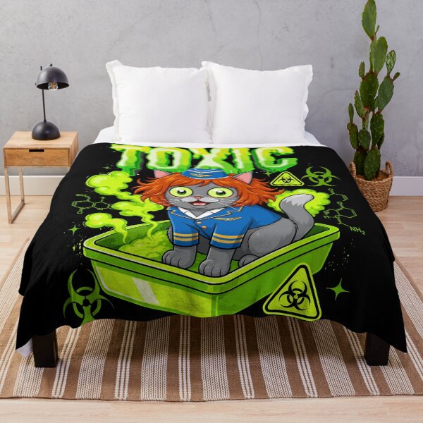 Item preview, Toxic Cat Y2K Pop Art designed and sold by Pop Rewind HQ.