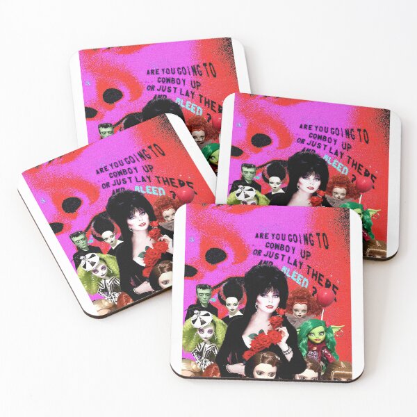 Item preview, Elvira Mistress of the Dark Monster Collage designed and sold by y2kponyclub.