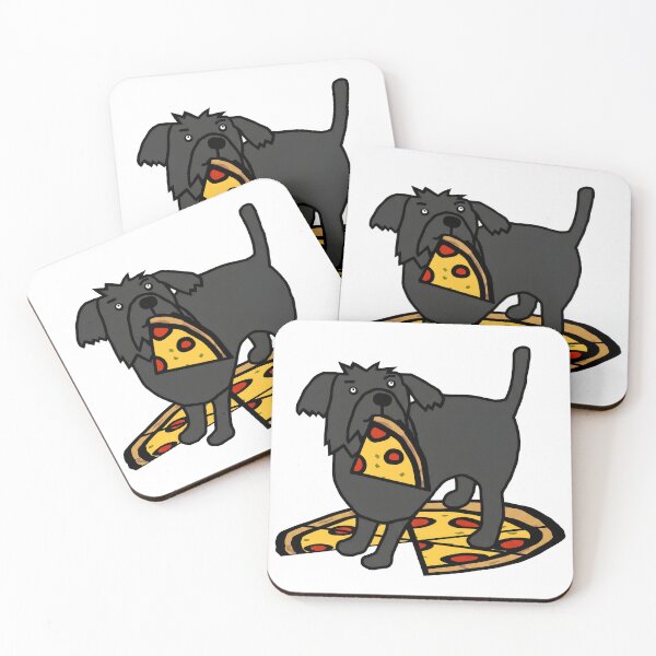Item preview, Cute Dog with Pizza designed and sold by Dmo3HarkoArt.