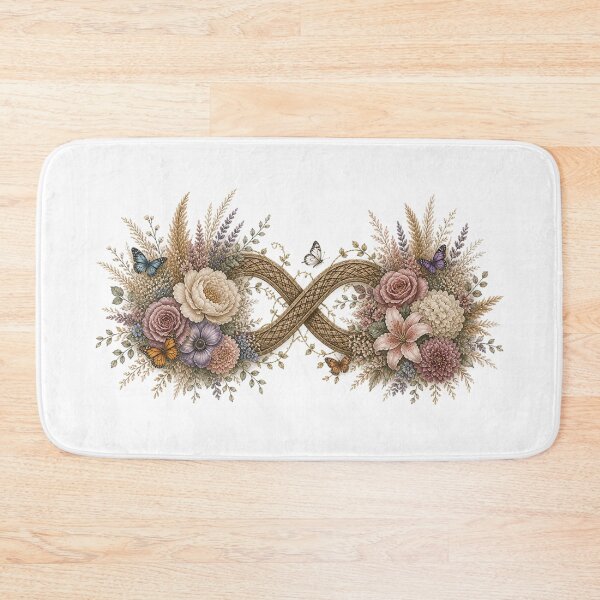 Item preview, Floral Infinity Symbol designed and sold by PetalGarden.