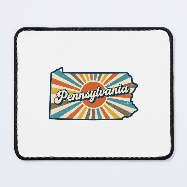 Item preview, Pennsylvania Retro Sunset State Silhouette – Vintage Distressed Design designed and sold by Paper Drip.