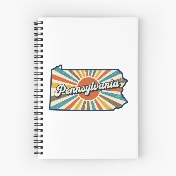 Item preview, Pennsylvania Retro Sunset State Silhouette – Vintage Distressed Design designed and sold by Paper Drip.