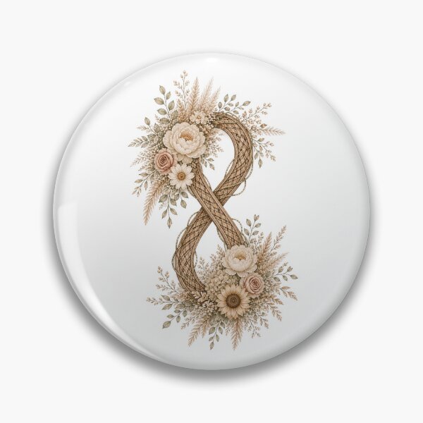 Item preview,  Floral Infinity Symbol designed and sold by PetalGarden.