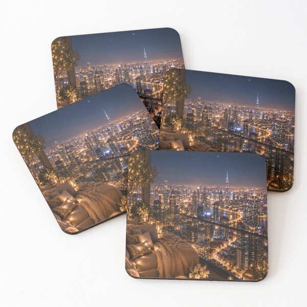 Item preview, Skyline View Art at Night designed and sold by AureliasDesignStudio.