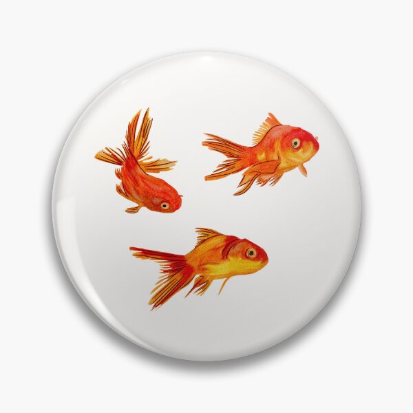 Item preview, Watercolor Goldfish Pattern designed and sold by AestheticNi.