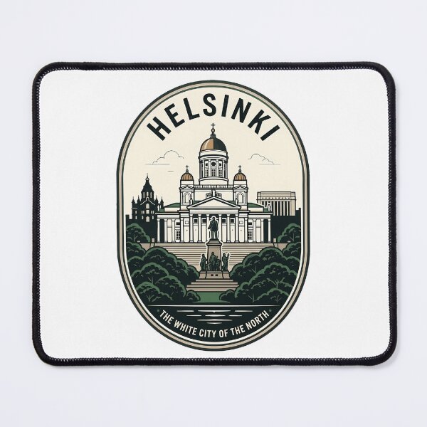 Item preview, Vintage Helsinki Finland Cathedral Travel Badge designed and sold by k3rstman1.