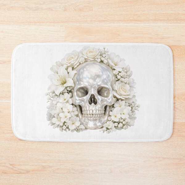 Artikelvorschau, Blumenperlen-Totenkopf entworfen und verkauft von CashCrow.