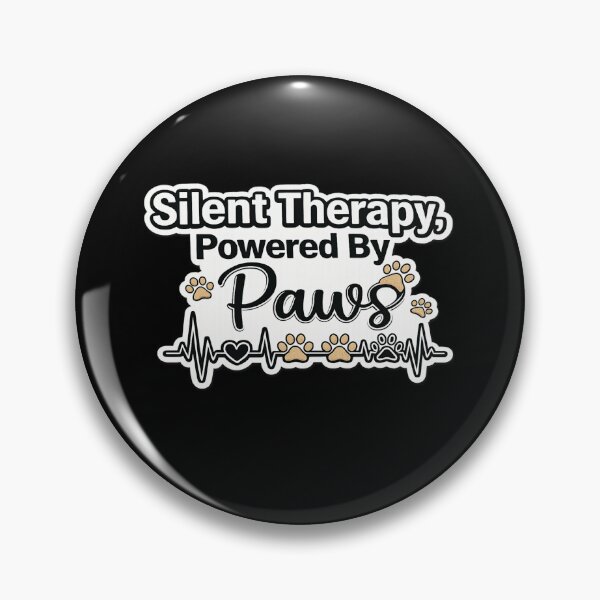 Item preview, Silent Therapy Powered By Paws Dog Lover Minimal Line Art Shirt designed and sold by Safe Haven Pets.