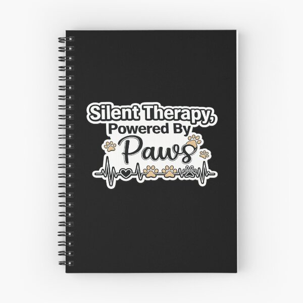 Item preview, Silent Therapy Powered By Paws Dog Lover Minimal Line Art Shirt designed and sold by Safe Haven Pets.