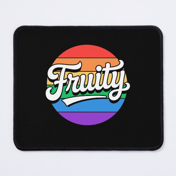 Item preview, Fruity Funny Gay Pride Retro Rainbow Quote designed and sold by Say It With Ink.