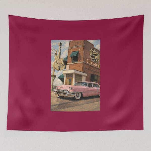 Item preview, Sun Studio with Elvis Presley Pink Cadillac designed and sold by Halifaxartguy.