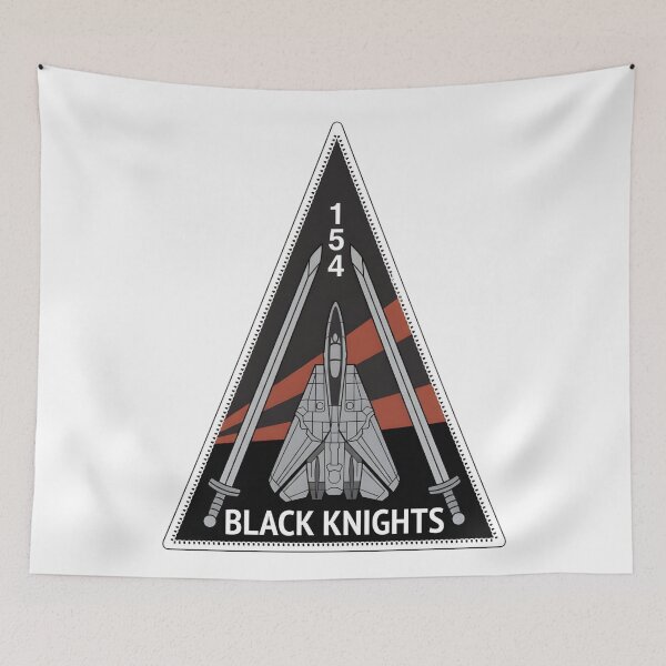 Item preview, US Navy Fighter Squadron 154 (VF-154) "Black Knights" Insignia designed and sold by CharlieDesings.